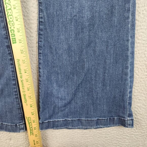 Sofia Vergara Jeans Womens Size 20 Melisa Flare Leg High Rise Blue Denim Stretch - Picture 5 of 14